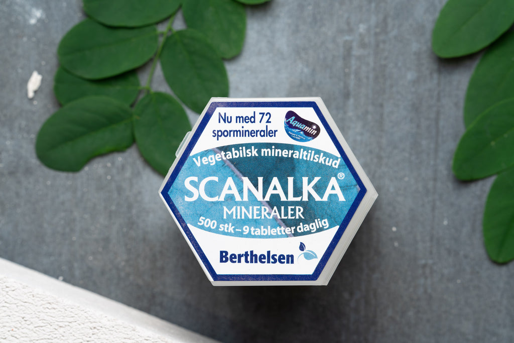 Berthelsen Scanalka® 500 tabletter mineraltilskud - 12 mineraler og 72 spormineraler
